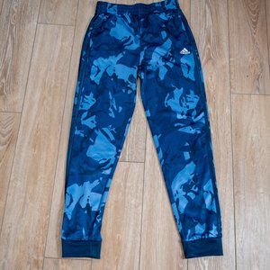 Adidas Kids Sweat pants -Blue Camo  Size Large 14/16